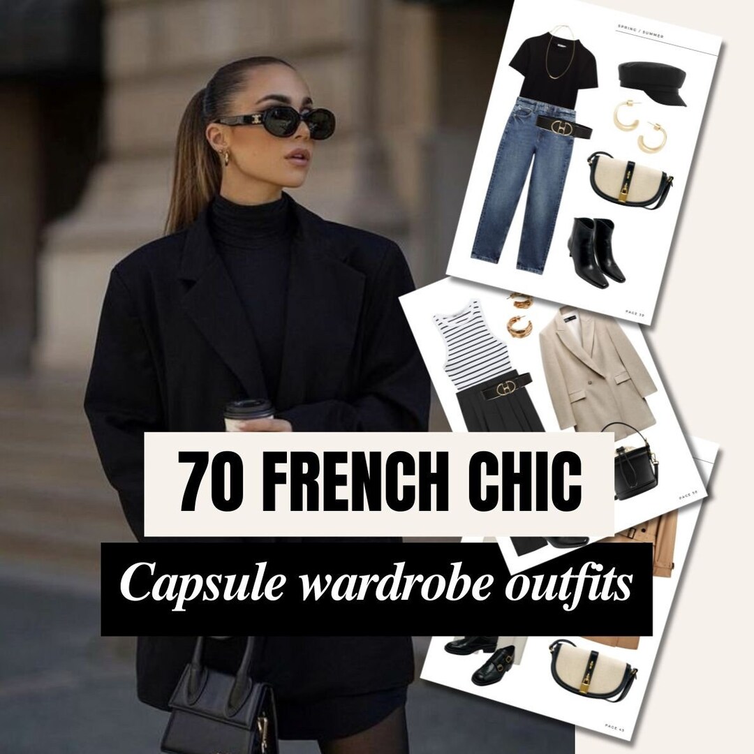 70 Parisian Chic Style Minimal Classic Winter Style - Etsy