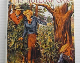 Nancy Drew #12 The Message In The Hollow Oak, Applewood Mystery Book Dust Jacket