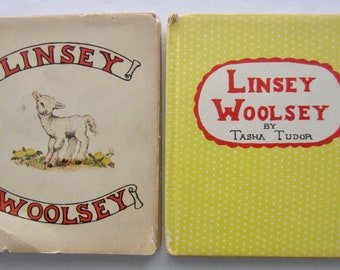 Linsey Woolsey by Tasha Tudor, 1946 First Edition Children's Book, Hardback with Dust Jacket