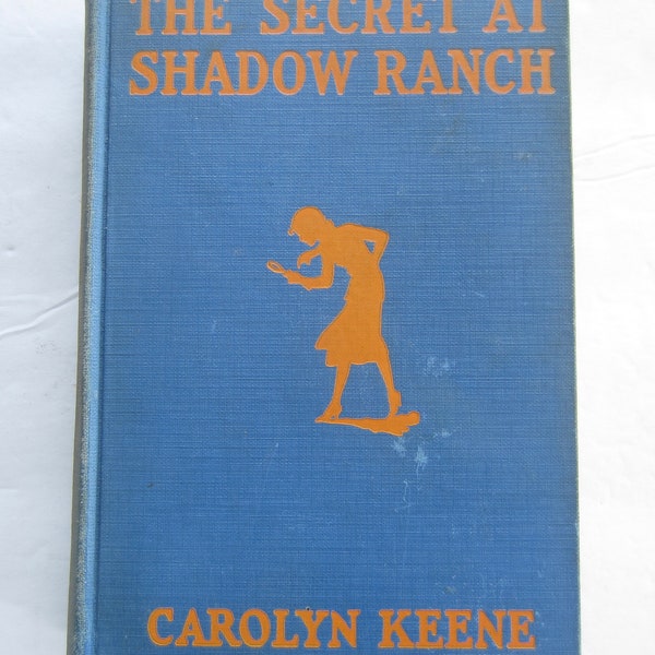 Nancy Drew #5 The Secret at Shadow Ranch Carolyn Keene Original Text Mystery Book 4 Glossies