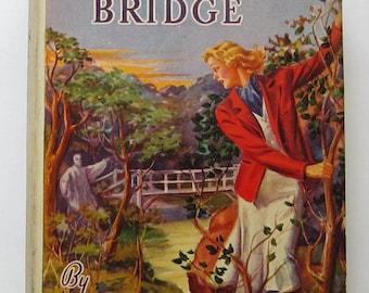 Nancy Drew #15 The Haunted Bridge, Glossy Frontispiece, Vintage Carolyn Keene Mystery Book
