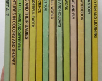 Walt Disney Choose One Fun To Learn Library, Vintage HB Childrens Book, Large Hardcover, Alphabet, Animals, Colors