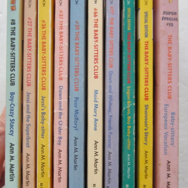 The Baby-Sitters Club Choose Your Title, Ann M Martin Vintage Children's PB Books, Build A Set