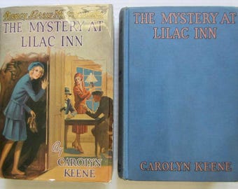 Nancy Drew #4 The Mystery At Lilac Inn, First Format, Second Print Dust Jacket, Book 1930C-3