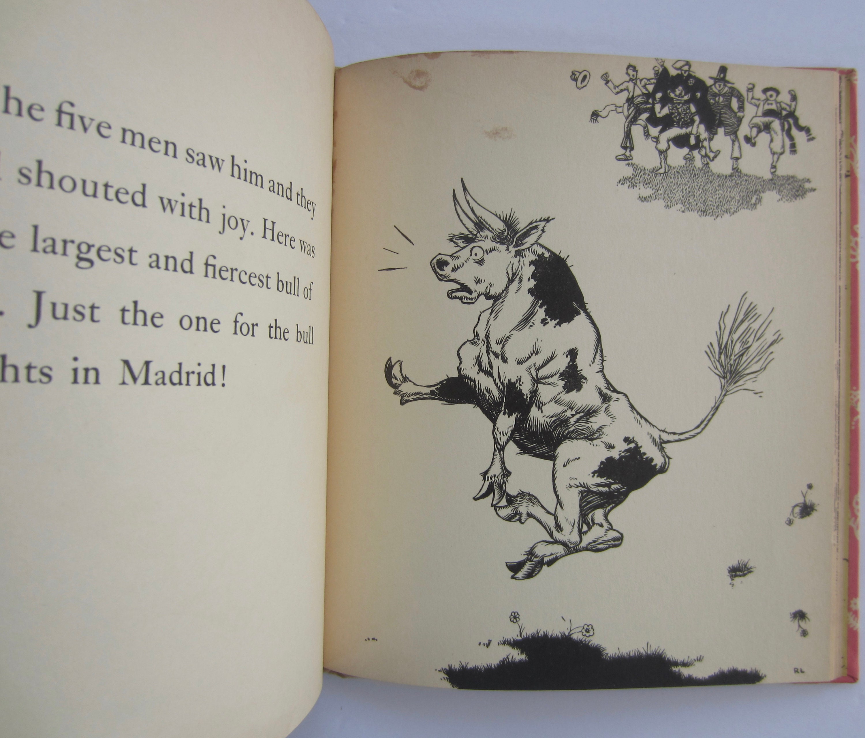 The Story of Ferdinand the Bull Munro Leaf Robert Lawson Etsy UK