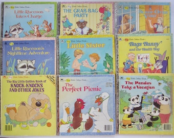 Vintage Big Little Golden Book: Children's Storybook, Your Choice