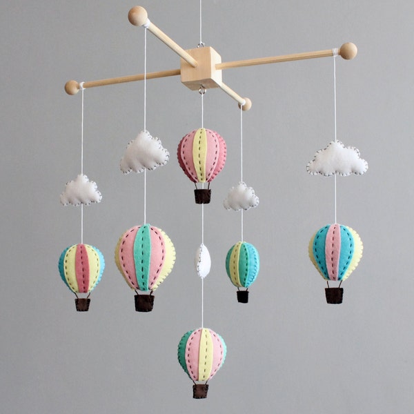 PATTERN - how to make your own hot air balloon crib mobile