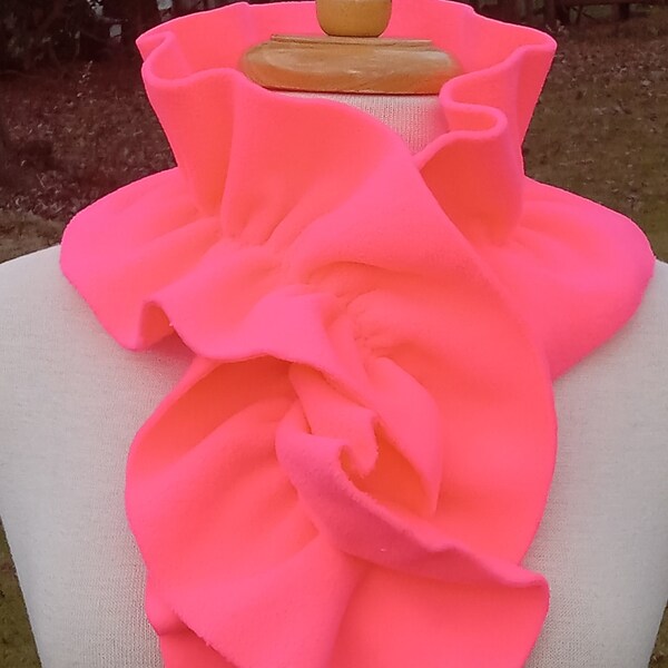 Neon Pink Scarf - Etsy