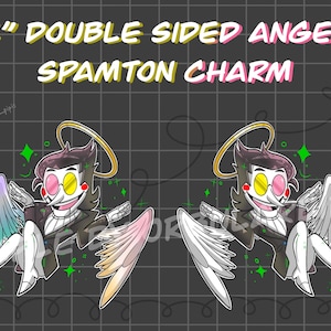 Angel Spamton Double Sided Charm