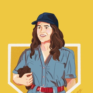 Carson Shaw-- A League of Their Own Print