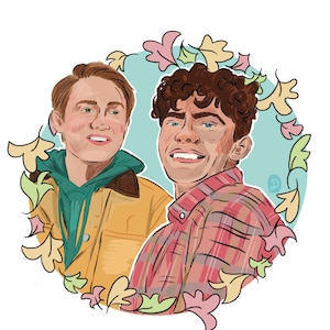 Heartstopper Charlie and Nick 8&quot;x10&quot; Digital Download