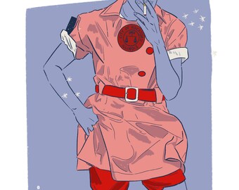 Jess McCready in Peaches uniform--A League of Their Own