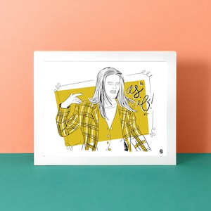 Clueless Movie Illustration of Alicia Silverstone as Cher--As if Print
