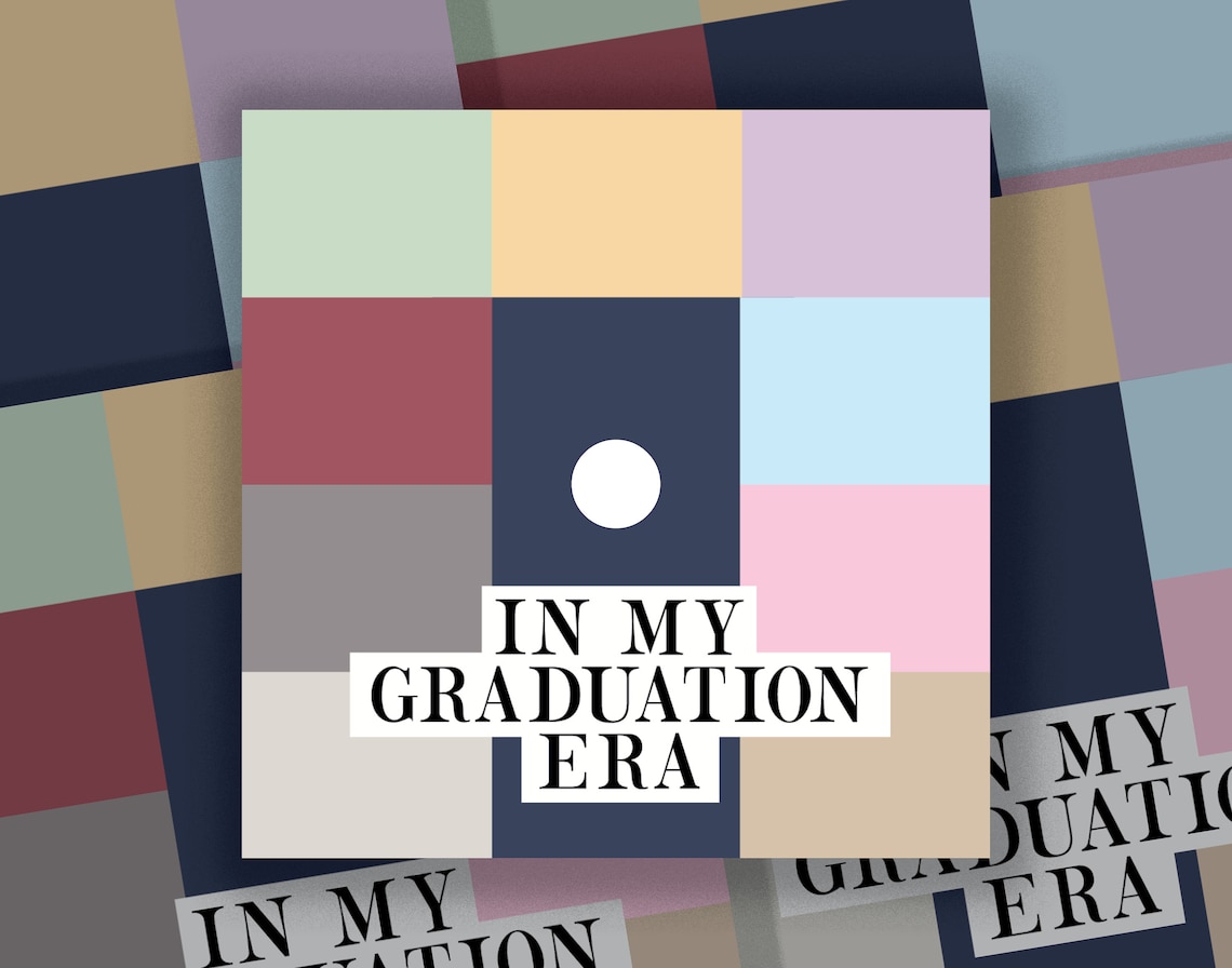 Taylor Swift Eras Graduation Printable Cap Topper Etsy