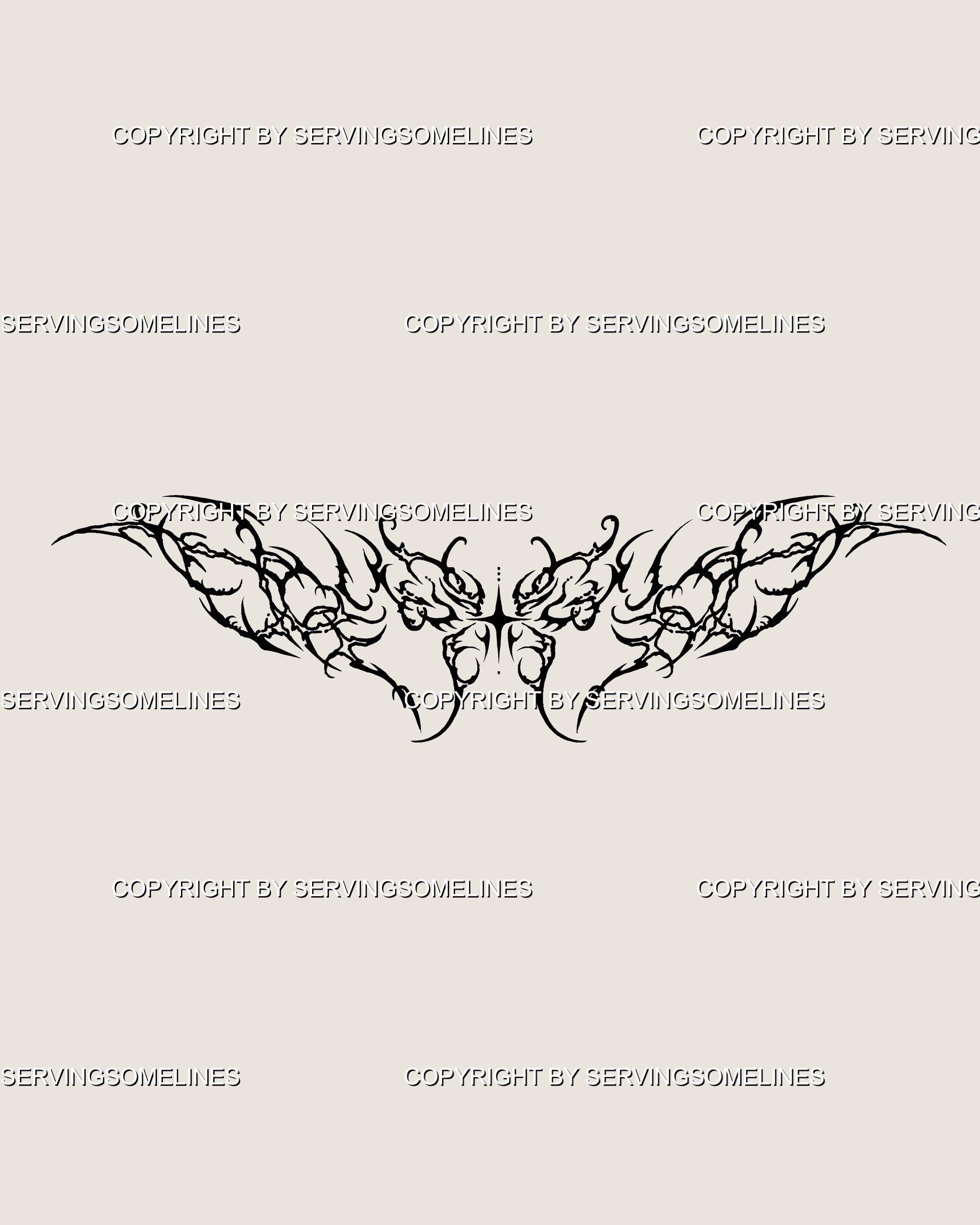 Stunning Tribal Tattoos on Lower Back