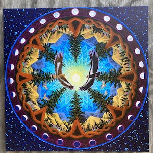 Condor Eagle Prophecy 16x16 print
