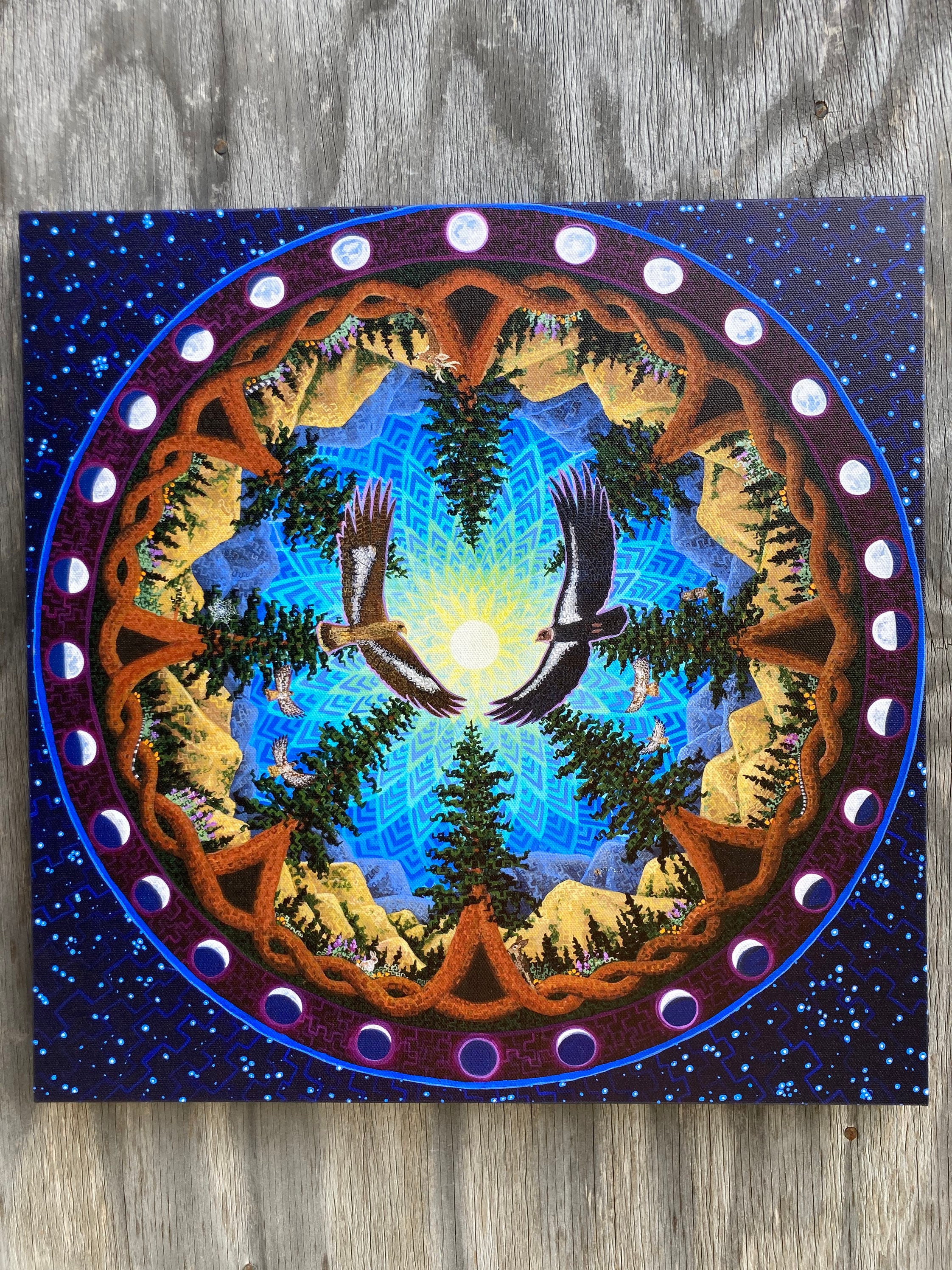 Condor Eagle Prophecy 16x16 print
