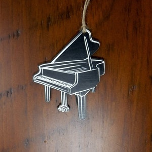 Grand Piano Holiday Christmas Ornament Stocking Stuffer
