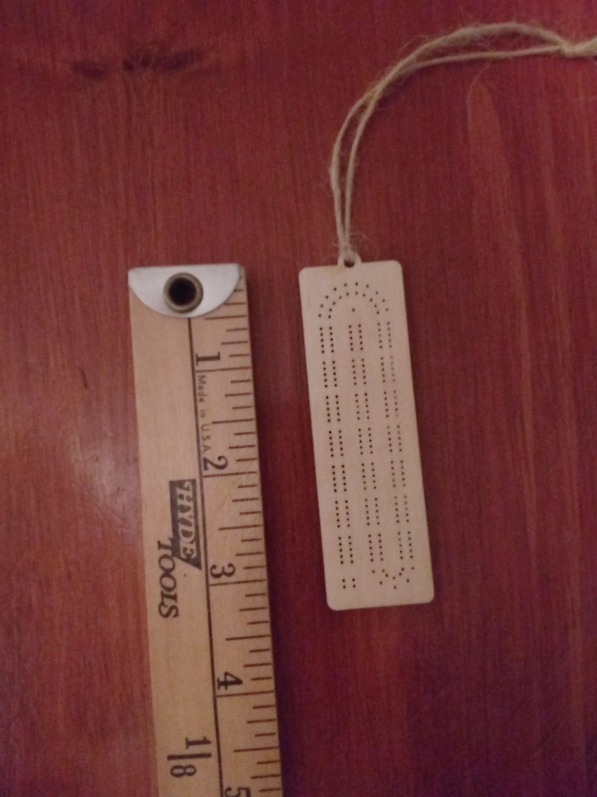 Cribbage Board Holiday Christmas Tree Ornament Stocking Stuffer Etsy