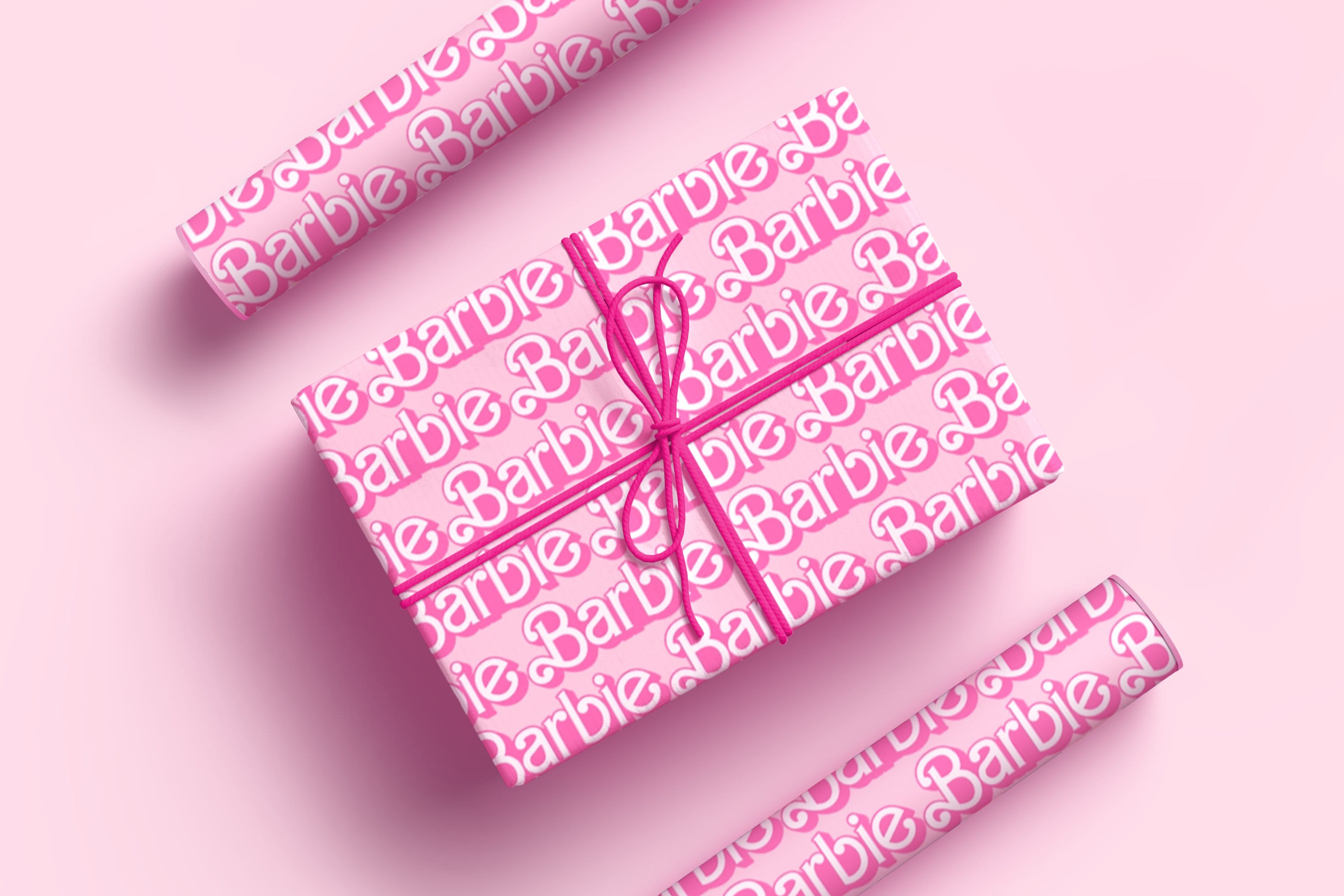 Unique Industries Hot Pink Paper Birthday Gift Wrap Paper, 353.96 sq ft. 
