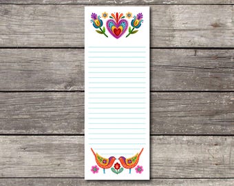 Floral Shopping List: Summer Daze Design, 3.5 × 8.5 Stationery