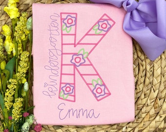 Back to School Shirt / Girl Back to School Shirt / School Shirt / Apples Shirt /  Kindergarten / School Applique / Prek through 2nd Grade
