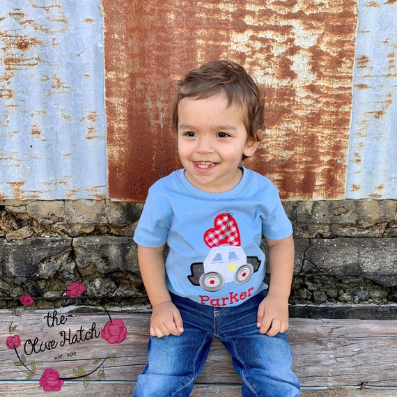 toddler boy applique shirts