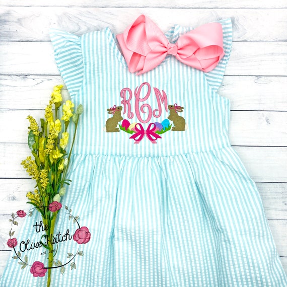 Seersucker easter sale dress