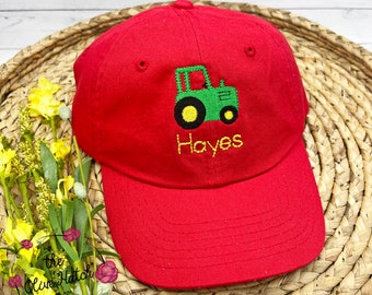 Kids Monogrammed Hat / Children's Embroidered Baseball Cap / Kids Custom Hat / Personalized Kids Baseball Hat / Children's Personalized Hat
