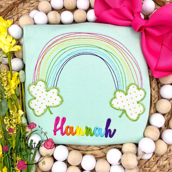 St. Patricks Girl Shirt / Rainbow Shirt / Spring Girl Shirt / Shamrock Shirt / St. Patricks Girl Shirt / Shamrock Girl Shirt / Clover Shirt