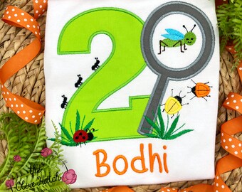 Bug Birthday Shirt/ Beetles Birthday Shirt / Summer Birthday Shirt / Boy Birthday Shirt / Bugs Shirt / Girl Birthday Shirt / Boy Birthday