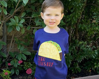 Taco Shirt/ Taco Applique Taco Outfit Fiesta Shirt Taco