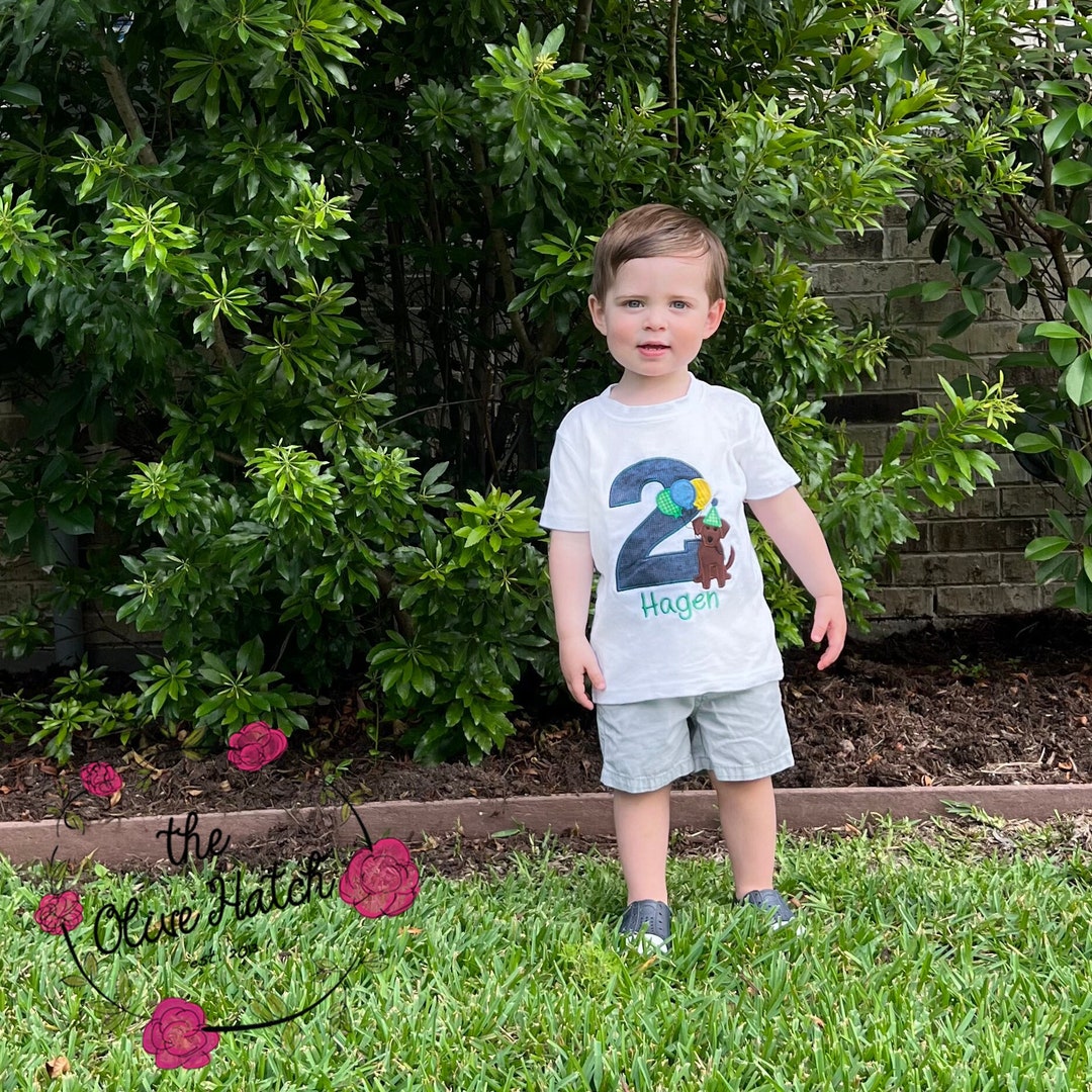 Dog Birthday Shirt / Puppy Birthday Shirt / Boy Birthday Shirt Etsy