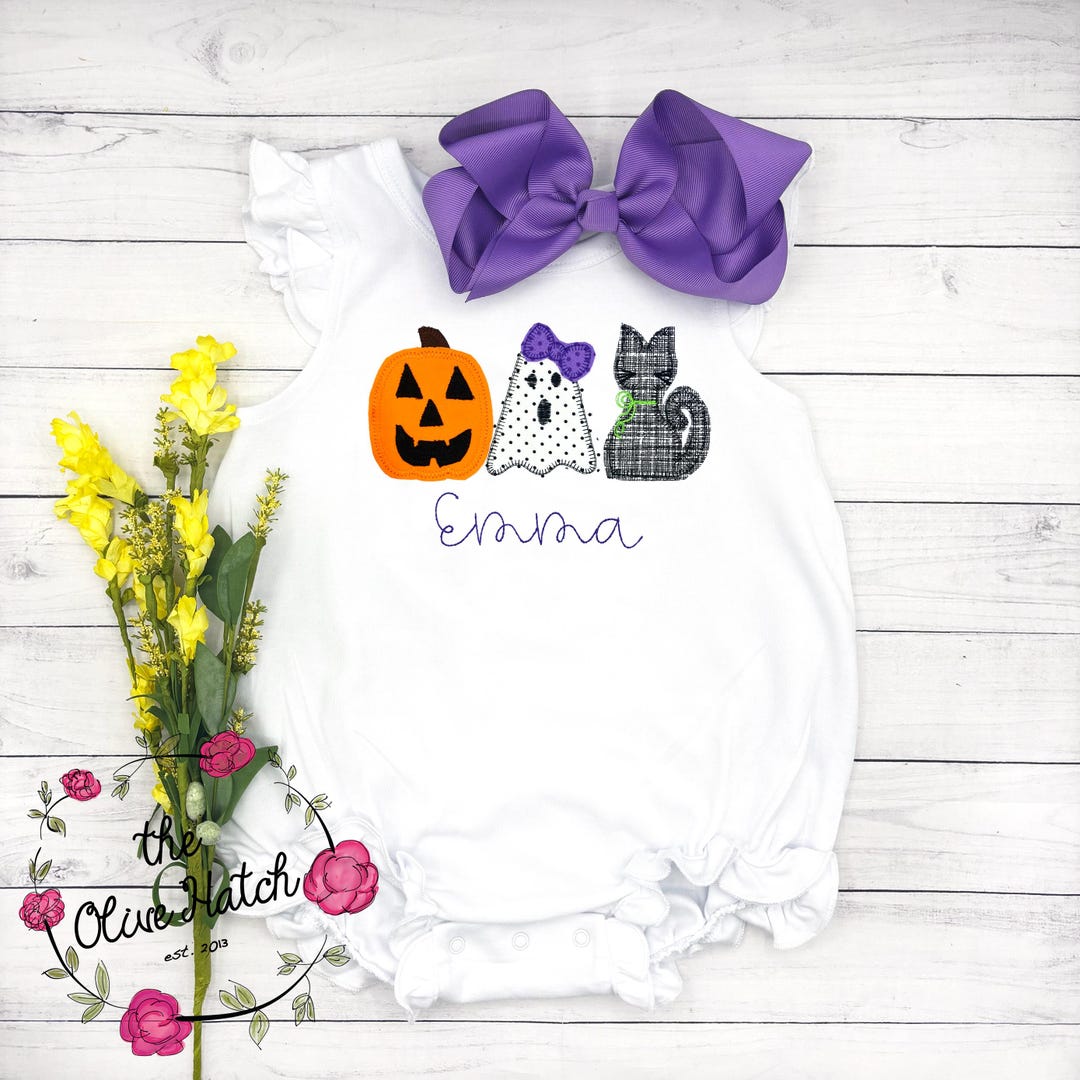Halloween Trick Or Treat Romper