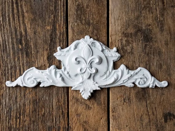 Diy Shabby Chic Appliques Furniture Appliques Fleur De Lis Etsy
