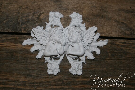 Shabby /& Chic *Cherub Angel Applique* Furniture Applique Embellishment