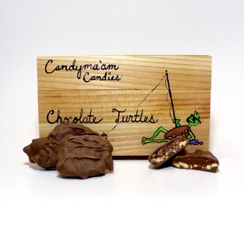 Chocolate Turtles Gift Box Etsy