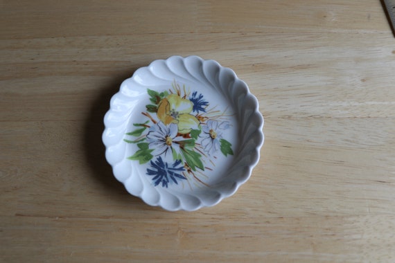 Vintage Haviland Limoges Floral Design Trinket Di… - image 1