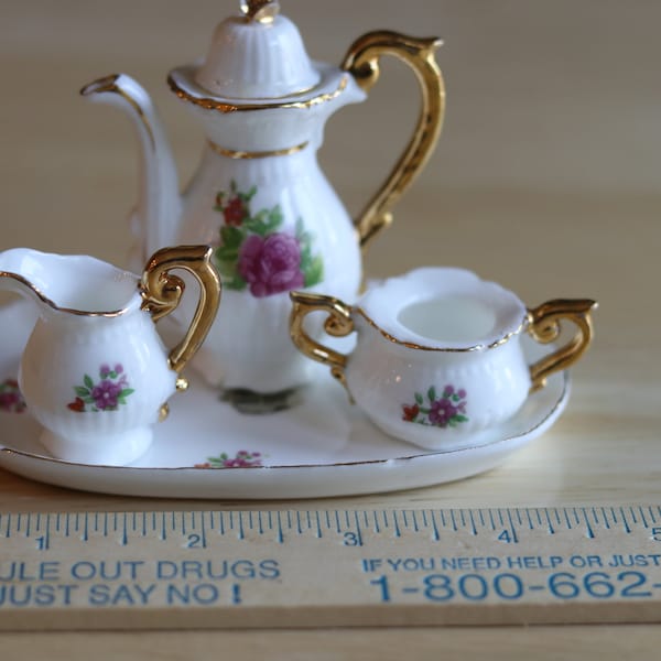 Miniature Tea Set Etsy