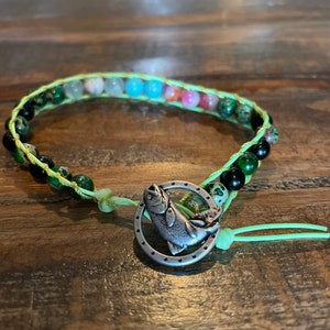 Rainbow Trout Lucky Fishing Bracelet