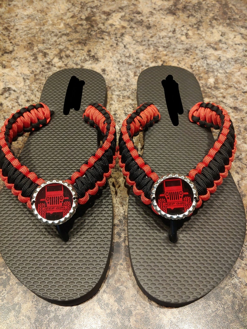 paracord flip flops