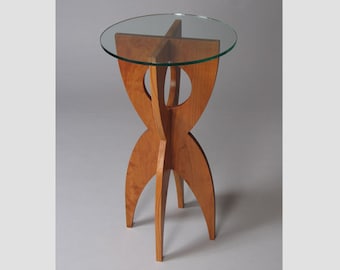 Modern side table - Elroy End Table in cherry