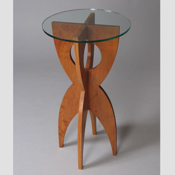 Modern side table - Elroy End Table in cherry