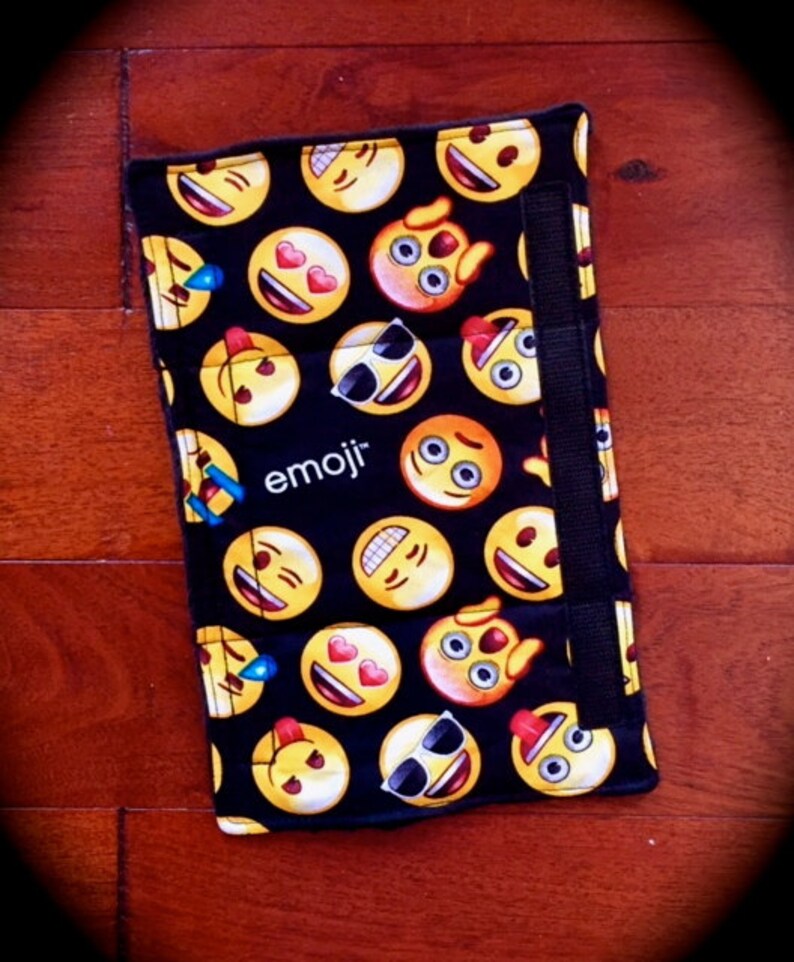 Seat Belt Cover Emoji Faces with Reversible Black Minky. Etsy