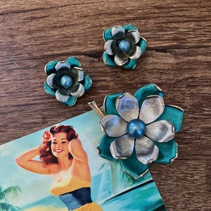 Beautiful Blue Kramer Jewelry Set | Kramer Vintage Jewelry Set | Kramer Jewelry | Vintage Jewelry Set