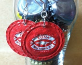 Kona Brewing Co. - Longboard Lager Bottlecap Ohrringe