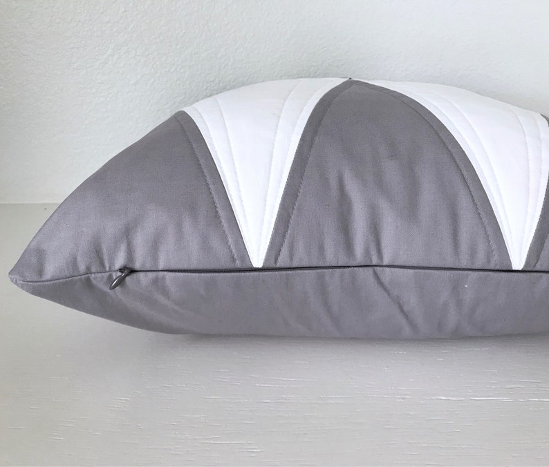 Modern Navy & Gray Diamond Pillow Cover Geometric Graphic Throw Pillow