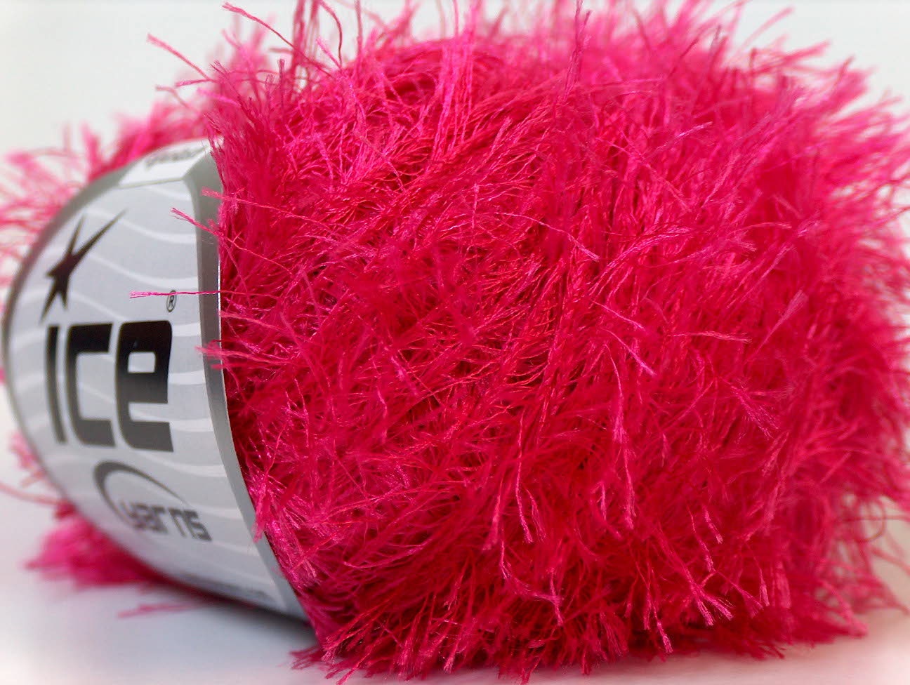 Ice Yarns Eyelash Gipsy Pink Yarn Etsy