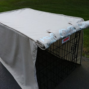 Custom Dog Crate Cover With Velcro Closure preview