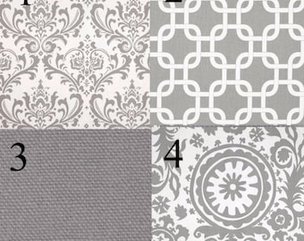 Dog crate pad, dog bed, crate pad, gray and white colors, dog pad